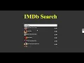 IMDB clone app - fetch API implementation on the OMDB APIs using vanilla JS