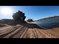 Riding around below the Lake Eufaula OK Dam