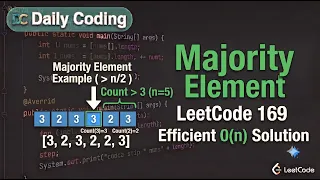Majority Element in O n Time HashMap Solution LeetCode 169