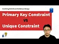 Primary Key vs Unique Constraints - What s the Real Difference