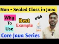 Non - sealed Class In Java AadiandJava1705