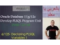 Oracle PLSQL Declaring PLSQL Variables 1