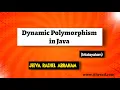 Dynamic Polymorphism in Java Malayalam