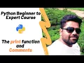 The print function and comments in python Python Beginner to Expert Course V2