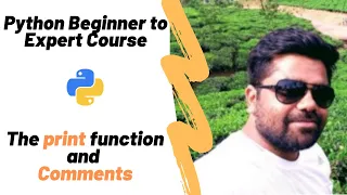 The print function and comments in python Python Beginner to Expert Course V2