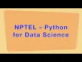 NPTEL Python for Data Science Quiz Week 3 Assignment 3 Solution 2022