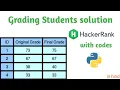 Grading Students Hackerrank Solution in Python Problem solving