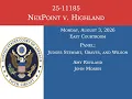 Oral Argument 25-11185 NexPoint v Highland