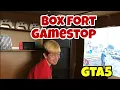 Download Lagu 24 HOUR BOX FORT GAMESTOP STORE 📦 Kid Playing GTA 5 INSIDE Box Fort