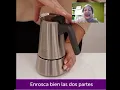 Como usar la cafetera para espresso