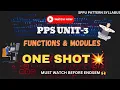 PPS Unit-3 ONE SHOT SPPU Pattern