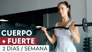 Mejor Rutina de 2 días para MUJERES en GYM | Cuerpo más fuerte