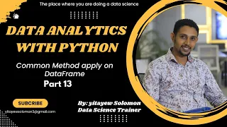 26 Common Methods Applied on DataFrame in Python - Part 2 Pandas Tutorial