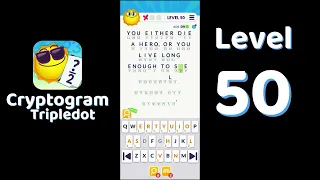 Cryptogram Tripledot Level 50 Answer SolutionGuruji
