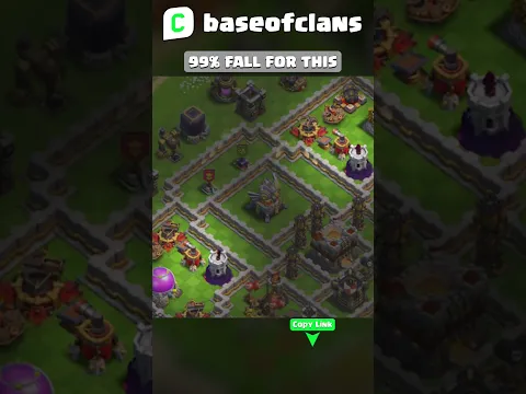 The Ultimate TH11 Trophy Base layout! + BASE LINK #Shorts