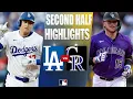 Los Angeles Dodgers Vs Colorado Rockies Second Half Game Highlights August 17 2026 - MLB