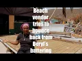Download Lagu Beach vendor endures Beryl’s battering