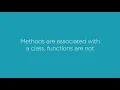 15 The Differences Between Methods and Function Objects