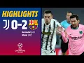JUVENTUS 0-2 BARCA HIGHLIGHTS REACTIONS