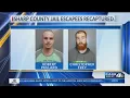 Two Sharp County Jail Escapees Recaptured