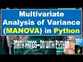 MANOVA and Post hoc Analysis with Python Real data used