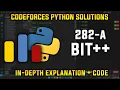 282A Bit Codeforces Python Solutions Explanation Walkthrough