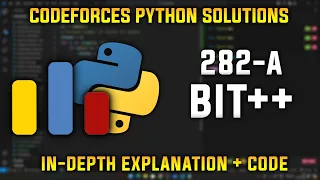 282A Bit Codeforces Python Solutions Explanation Walkthrough