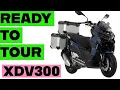 A big Scooter to tour the world on The Lexmoto XDV 300 Review
