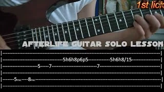 Download Afterlife Guitar Solo Lesson - Avenged Sevenfold (with tabs) MP3