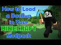 How to Restore and Reload Your Minecraft Save Using a Backup on CurseForge