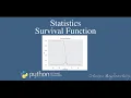Statistics Course Survival Function