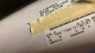 Finding a Ford paint code