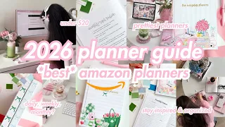 2026 Planner Guide Under 20 BEST Amazon Planners Daily Weekly Monthly Organized Inspired in 2026