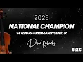 David Kuhadas performs Violin Sonata by Sergei Prokofiev to win the 2025 National Strings Final