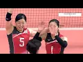 Lagu South Korea vs Japan l 2018 Asian Women Volleyball Games