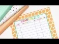 Printable Reading Log