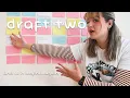 Lagu plot my book with me | entering draft two writing vlog