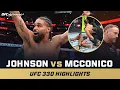 CRAZY KO Donte Johnson vs Eric McConico UFC 330 Mini Fight Highlights