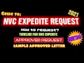 GUIDE IN NVC EXPEDITE REQUEST