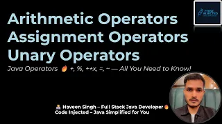 Java Operators Explained From Scratch Arithmetic Unary Assignment Edge Cases Code Injected