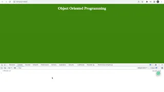 OOP - Constructor Functions and the new Operator