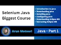 Java - Part 1 Selenium Java Biggest Course