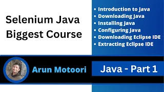 Java - Part 1 Selenium Java Biggest Course
