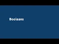 Python for Engineers Module 2 Part 3 Booleans