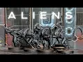 XENOS - Painting Xenomorphs from Aliens Another Glorious Day in the Corps UHU drool for minis
