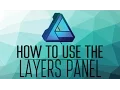 How to use the layers Panel in Affinity Designer