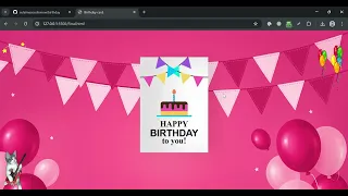 How to Make a Birt ay Website Using HTML CSS Full Step-by-Step Tutorial Beginner Friendly