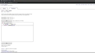 List-1 max - end3 Python Tutorial Codingbat com
