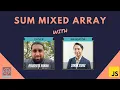 CodeWars Kata - Sum Mixed Array