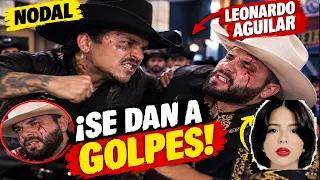 NODAL se agarra a G0LPES con LEONARDO AGUILAR pelea del ESPOSO y HERMANO de ANGELA AGUILAR -arguende